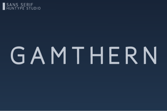 Gamthern Font - Featured Image