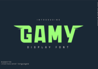 Gamy Font - Featured Image