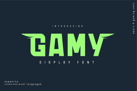 Gamy Font - Featured Image