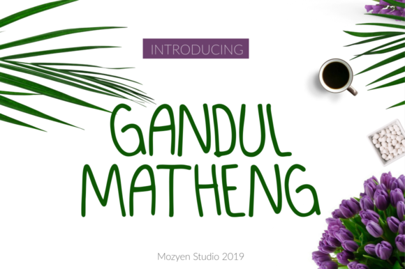 Gandul Matheng Font - Featured Image