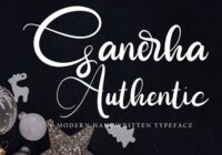 Ganerha Authentic Font - Featured Image