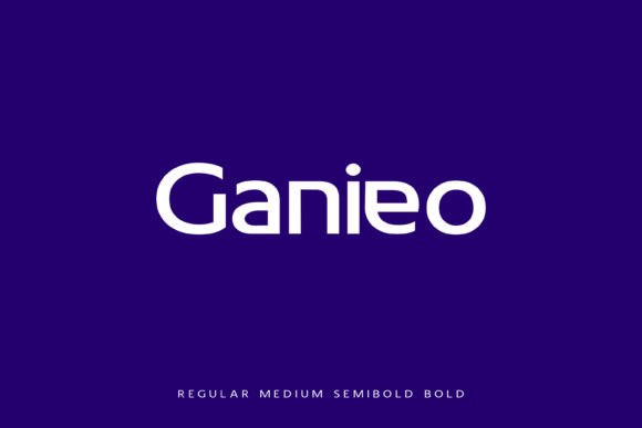 Ganieo Font - Featured Image