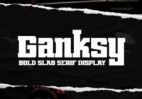 Ganksy Font - Featured Image