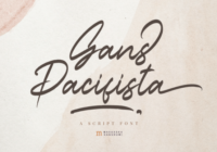 Gans Pacifista Font - Featured Image