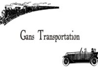 Gans Transportation Font - Featured Image