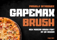 Gapemax Brush Font - Featured Image