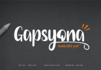 Gapsyona Font - Featured Image