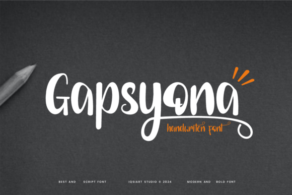 Gapsyona Font - Featured Image