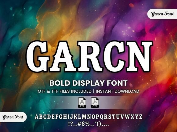 Garcn Font - Featured Image