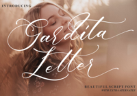 Gardita Letter Font - Featured Image