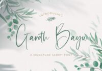 Gareth Bayu Font - Featured Image