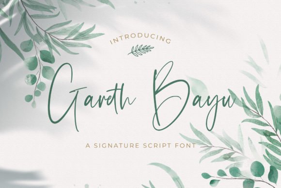 Gareth Bayu Font - Featured Image