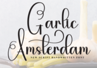 Garlic Amsterdam Font - Featured Image