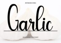 Garlic Font - Featured Image