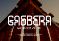 Gasbera Font - Featured Image