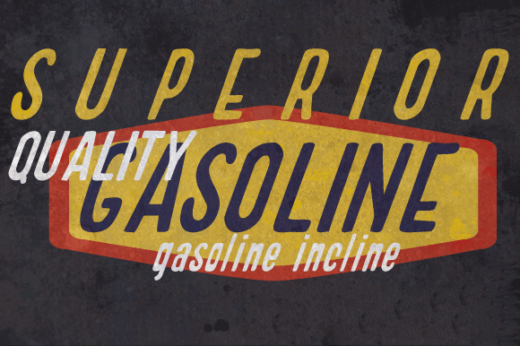 Gasoline Incline Font - Featured Image