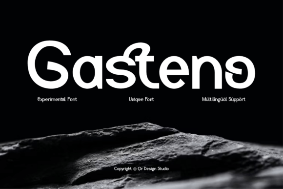 Gasteno Font - Featured Image