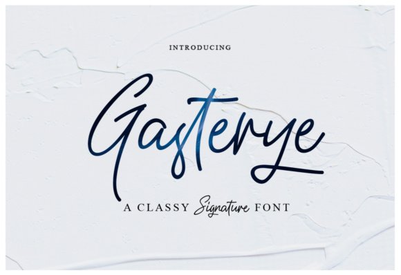 Gasterye Font - Featured Image