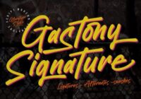 Gastony Signature Font - Featured Image
