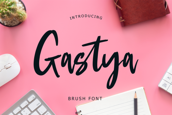 Gastya Font - Featured Image