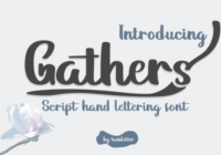 Gathers Font - Featured Image