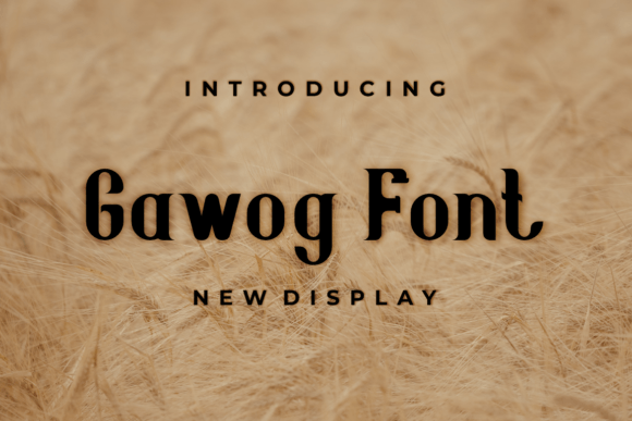 Gawog Font - Featured Image