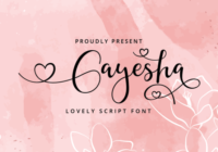 Gayesha Font - Featured Image