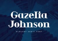 Gazelia Johnson Font - Featured Image