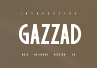 Gazzad Font - Featured Image