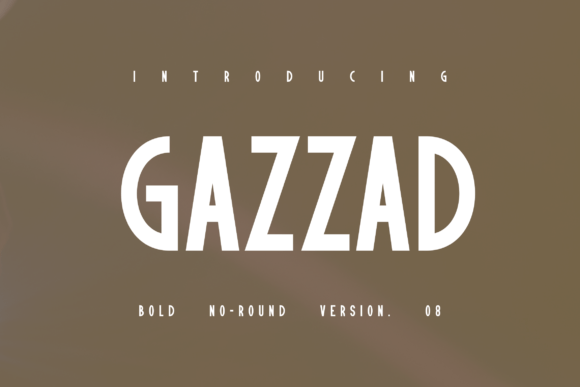Gazzad Font - Featured Image