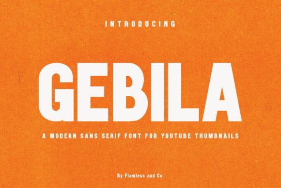 Gebila Font - Featured Image