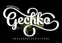 Gechko Font - Featured Image