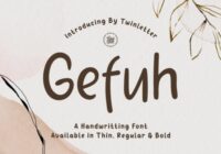 Gefuh Font - Featured Image