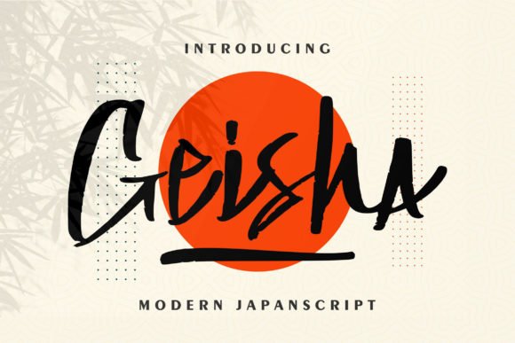 Geisha Font - Featured Image