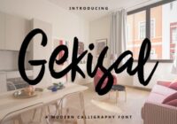 Gekisal Font - Featured Image