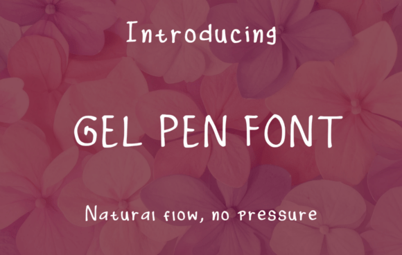 Gel Pen Font - Featured Image