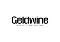 Geldwine Family Font - Featured Image
