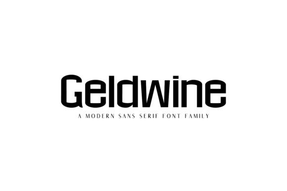 Geldwine Family Font - Featured Image