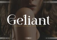 Geliant Font - Featured Image
