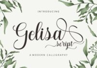 Gelisa Font - Featured Image