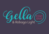 Gella & Robaga Duo Font - Featured Image