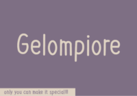 Gelompiore Font - Featured Image