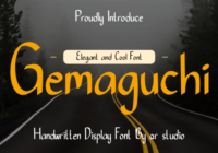 Gemaguchi Font - Featured Image