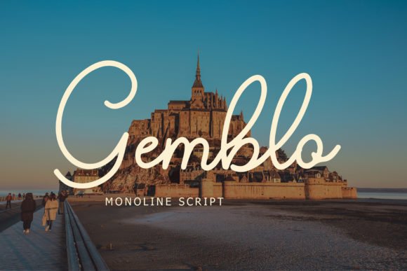 Gemblo Font - Featured Image