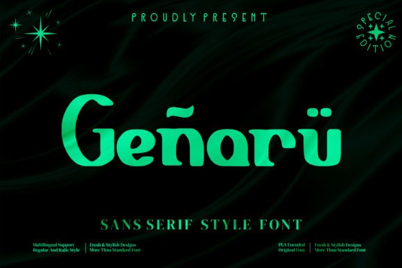 Genaru Font - Featured Image