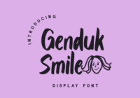 Genduk Smile Font - Featured Image