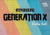 Generation X Font - Featured Image