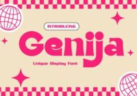 Genija Font - Featured Image