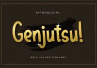 Genjutsu Font - Featured Image