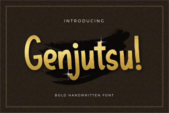 Genjutsu Font - Featured Image